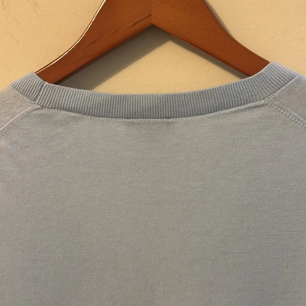 Talbots Soft Blue Knit Cardigan